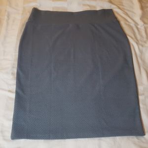 LuLaRoe Cassie Pencil Skirt-Gray